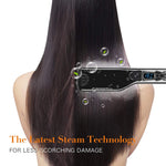Steam Hair Straightener Ceramic Tourmaline Vapor Styling