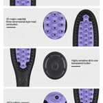Hair Straightener Brush Ceramic Fast Heating Styling Tool