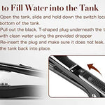 Steam Hair Straightener Ceramic Tourmaline Vapor Styling