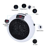 Electric PTC Ceramic Heater Portable Mini Desk Top Heat
