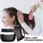 Small Hair Straightener Comb Less Frizz Smooth Styling Tool