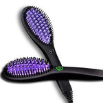 Hair Straightener Brush Ceramic Fast Heating Styling Tool
