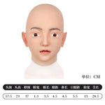 Realistic Silicone Full Face Mask for Cosplay & Transformation