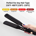 Hair Straightener Curler 480F Keratin Flat Iron Pro Max