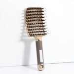 Detangling Hair Brush Bristle & Nylon Wet Massage Comb