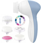 5-in-1 Facial Cleansing Brush Rotating Pore Cleaner Device