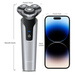 Electric Shaver for Men 3 Blade Portable Home Use Razor