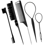 DIY Hair Styling Tools Set Braiding Comb Brush Kit