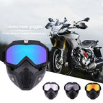 Outdoor Sport Face Mask & Goggles for Motorcycle & Snowboard