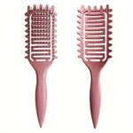 Curl Define Styling Brush Hollow Detangling Barber