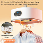 Portable Clothes Dryer with Remote Control Mini Secadora
