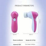 5-in-1 Facial Cleansing Brush Rotating Pore Cleaner Device