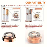 Hair Remover Replacement Heads Finishing Touch