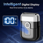 Electric Shaver for Men Waterproof Digital Mini Razor Travel