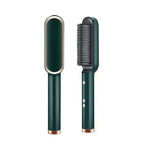 Hair Straightener Quick Heated Electric Hot Comb Brush Tool