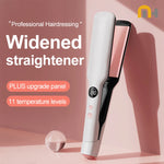 Hair Straightener Oil Coating Wide Plates Fast Heating Tool
