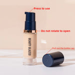 Face Makeup Set 3Pcs Matte Waterproof Foundation Primer