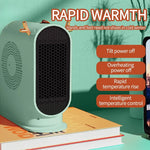 Desktop Electric Heater 500W Portable Thermostat Fan