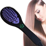 Hair Straightener Brush Ceramic Fast Heating Styling Tool