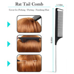 6-Piece Hair Tools Set Gel Spray Brush Comb Styling Kit