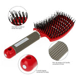 Scalp Massage Hair Brush Bristle Nylon Detangling Pro
