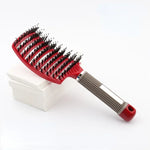 Scalp Massage Hair Brush Bristle Nylon Detangling Pro
