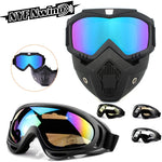 Outdoor Sport Face Mask & Goggles for Motorcycle & Snowboard