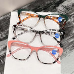 Cat-eye Reading Glasses Women Fashion Large Frame HD Lens