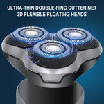 Electric Shaver for Men 3 Blade Portable Home Use Razor
