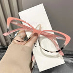 Cat-eye Reading Glasses Women Fashion Large Frame HD Lens