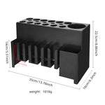  Hair Styling Tools Storage Box Scissors Clipper Comb Rack