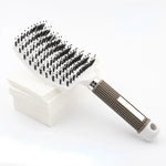 Scalp Massage Hair Brush Bristle Nylon Detangling Pro