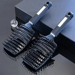 Scalp Massage Hair Brush Bristle Nylon Detangling Pro