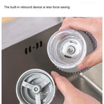 Portable Kitchen Dish Brush Soap Dispensing Scrubber