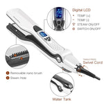 Steam Hair Straightener Ceramic Tourmaline Vapor Styling