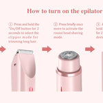 Electric Shaver for Woman Dual Head Hair Remover PlusPro