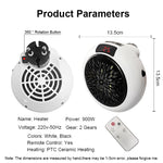 Electric PTC Ceramic Heater Portable Mini Desk Top Heat