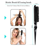 6-Piece Hair Tools Set Gel Spray Brush Comb Styling Kit