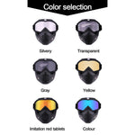 Outdoor Sport Face Mask & Goggles for Motorcycle & Snowboard