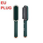 Hair Straightener Brush Quick Heated Electric Hot Comb Tool