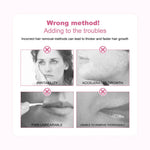 Facial Hair Removal Cream Sensitive Fast Gentle Effective