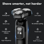 Electric Razor for Men 3Blade Rotary Wet Dry