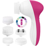 5-in-1 Facial Cleansing Brush Rotating Pore Cleaner Device