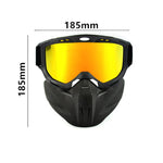 Outdoor Sport Face Mask & Goggles for Motorcycle & Snowboard