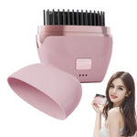 Hair Straightener Brush Portable Mini Rechargeable Travel