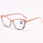 Cat-eye Reading Glasses Women Fashion Large Frame HD Lens