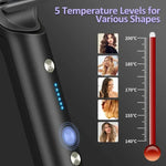 Hair Straightener Quick Heated Electric Hot Comb Brush Tool