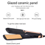 Hair Straightener Ceramic Flat Iron Wide Plate Pro Plus