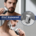 Electric Shaver for Men Waterproof Digital Mini Razor Travel
