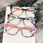 Cat-eye Reading Glasses Women Fashion Large Frame HD Lens